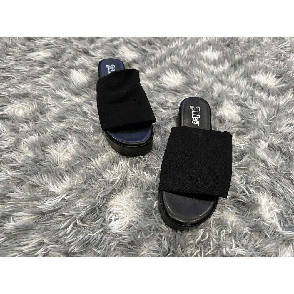 Brash Y2K Sandals Black Women's US 6.5